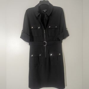 EUC Sharagano shirt dress with belt